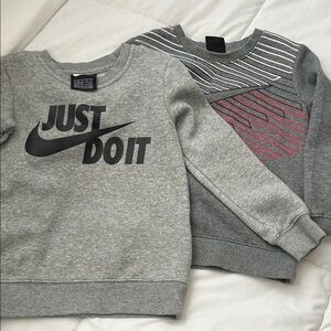 Bundle Nike Kids Gray Sweatshirt Duo